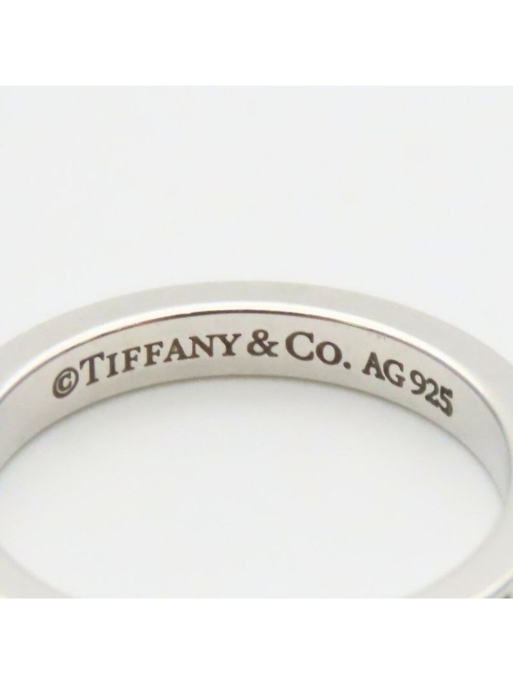 Tiffany & Co Ring Notes Narrow New York Silver Standard - Picture 8 of 10